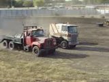 Hilarious Video: A Crazy, Dirt Track, Big Rig Race at the Webster County Fair